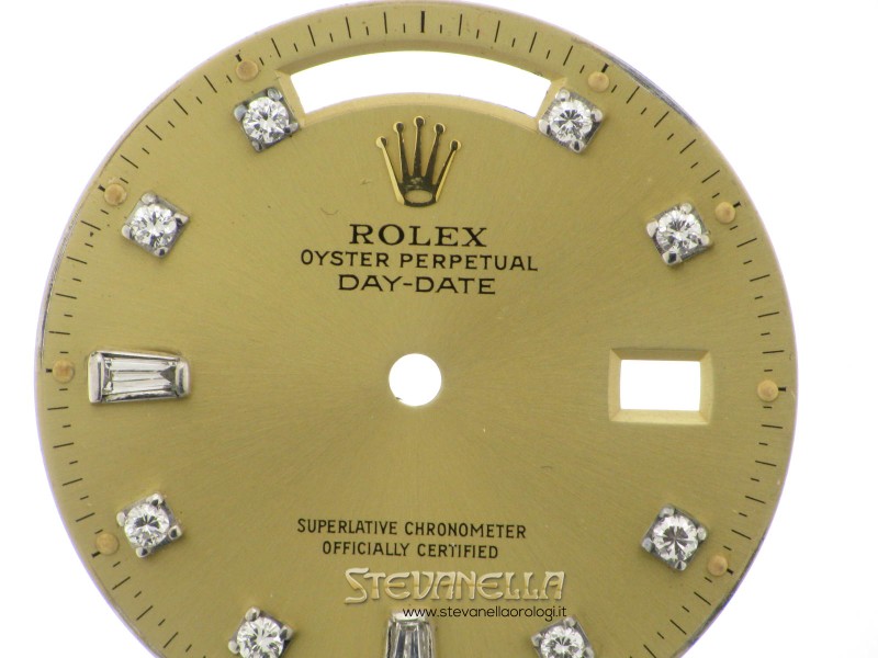 Quadrante oro aftermarket diamanti per Rolex Daydate ref. 18238 18038
